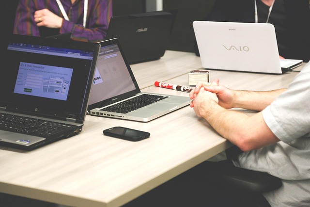 modern office meeting technology education